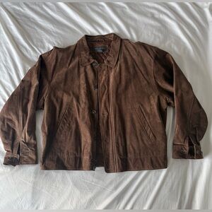 Vintage Banana Republic Brown Suede Jacket
